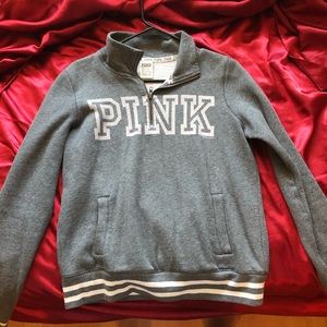 pink cropped sweater
